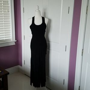 NICOLE MILLER VINTAGE BLACK CARWASH GOWN SIZE 4